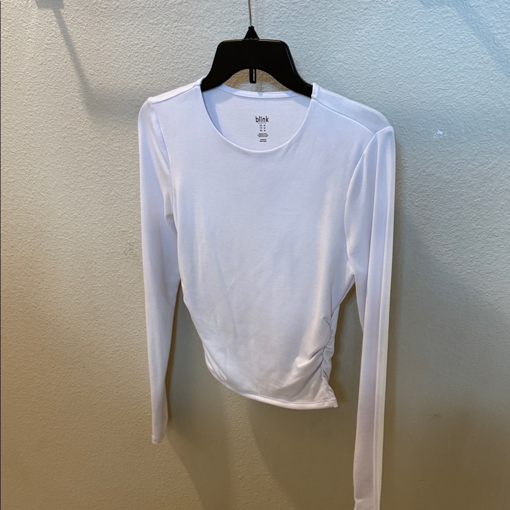 Blink Women's Elegant White Long Sleeve Top